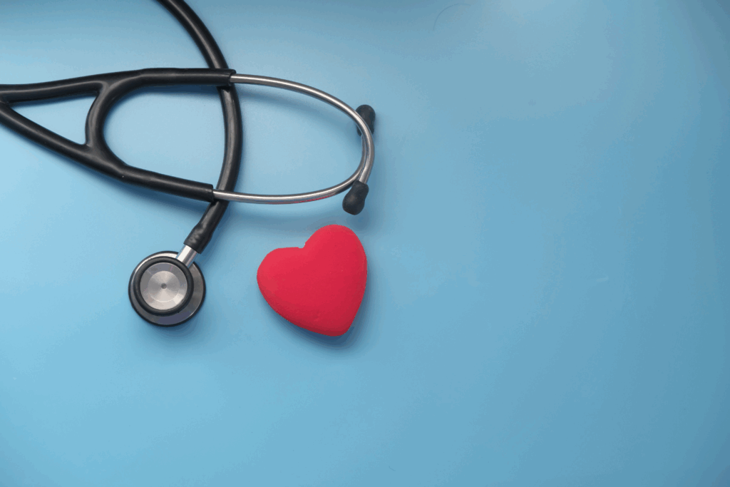 Understanding POTS - Stethoscope next to a heart