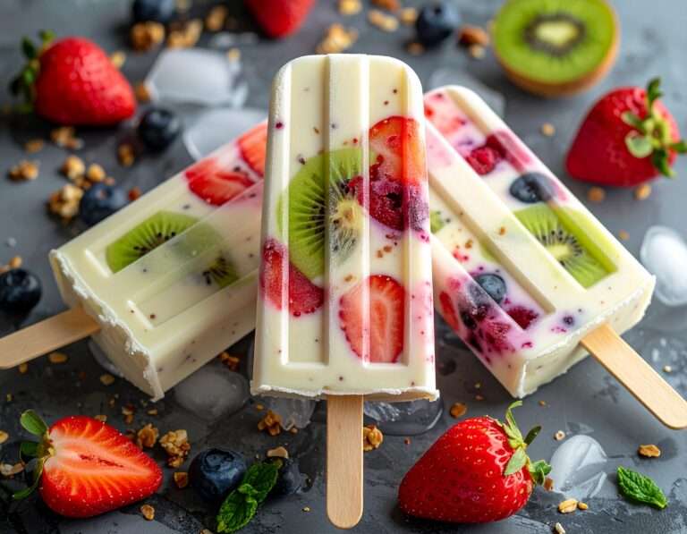 Dietitian Summer Snack Ideas - Frozen Yogurt Pops