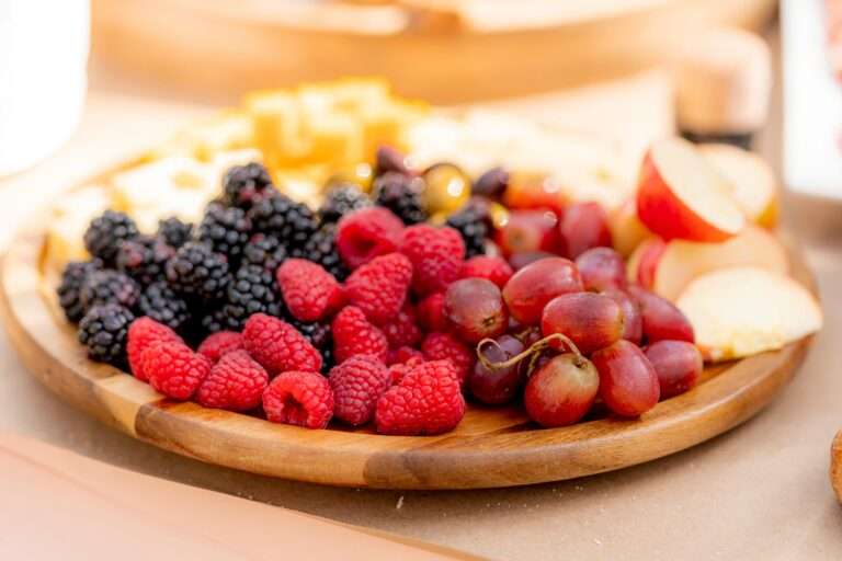 Dietitian Summer Snack Ideas - Plate of Healthy Fruits