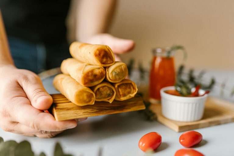 Dietitian Summer Snack Ideas - Veggie Spring Rolls