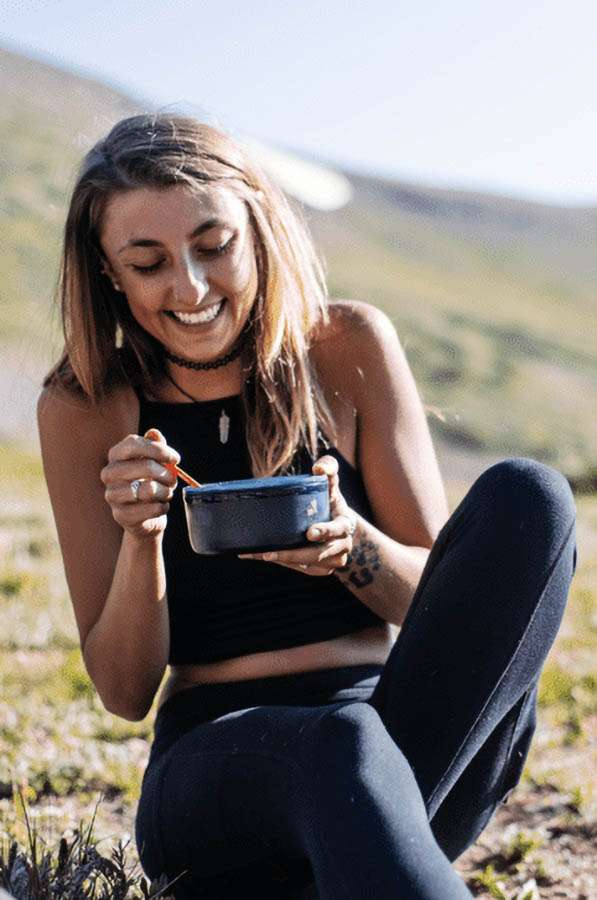 Registered Dietitian Career Benefits - Girl Eating Breakfast Outside