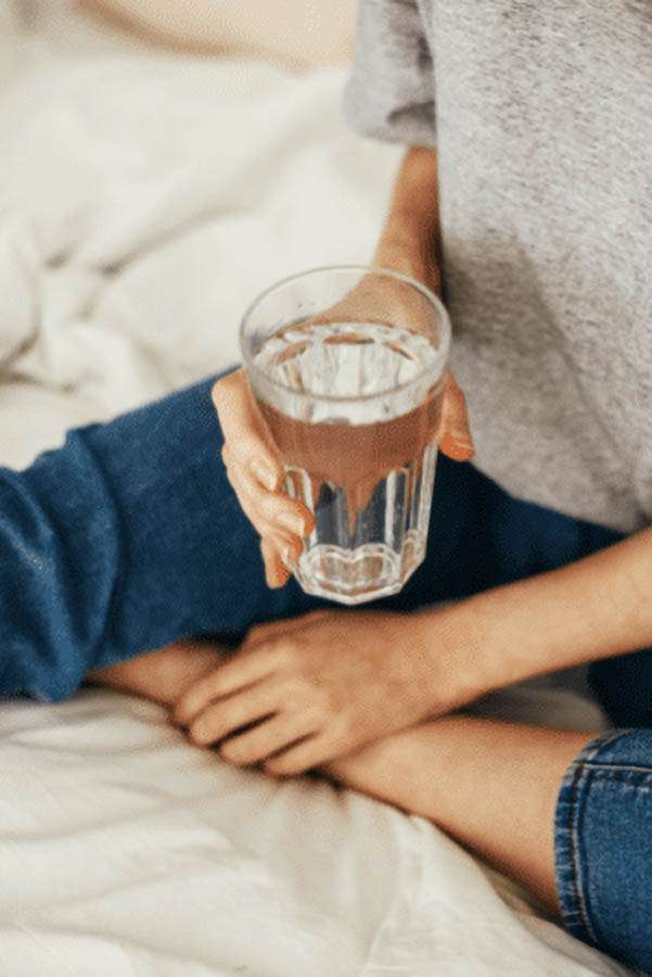 Understanding POTS - Person Holding water