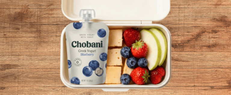 Dietitian Easy Lunch Ideas - Yogurt + cheese + fruit